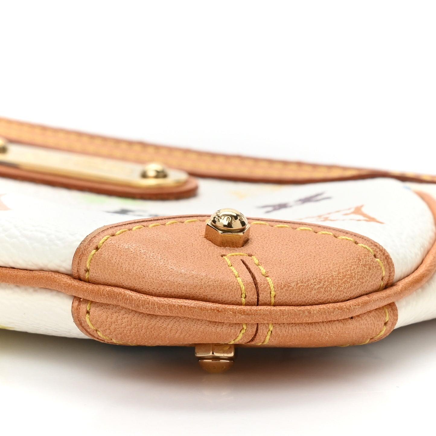 Monogram Multicolor Pochette Milla MM White