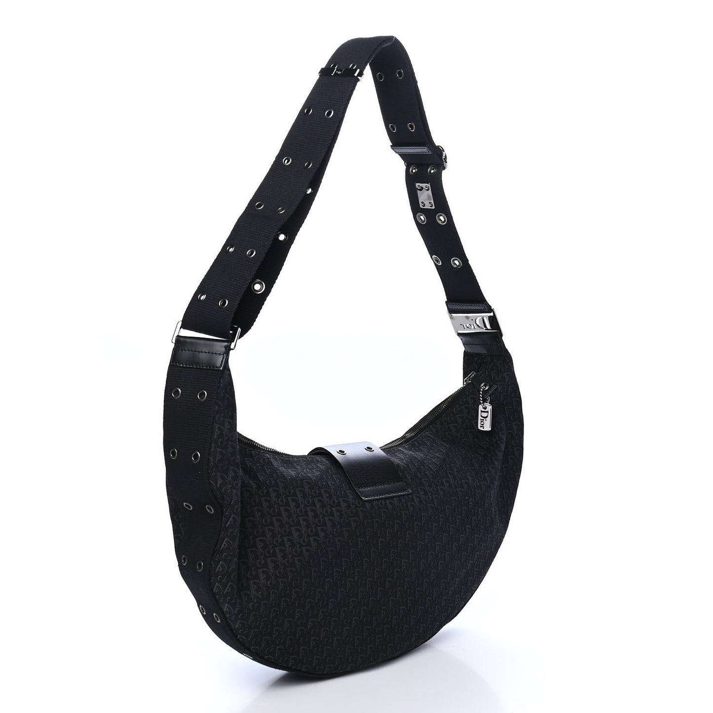Monogram Street Chic Hobo Black