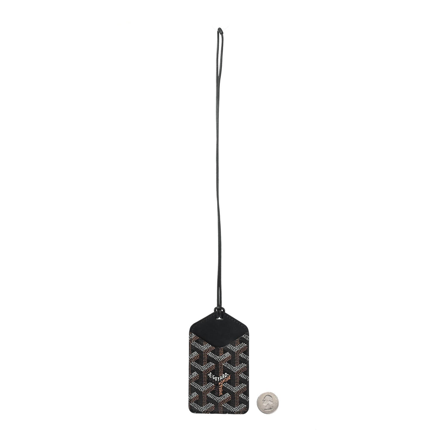 Goyard Goyardine Luggage Tag Black 2 of 4