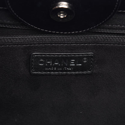 Chanel Caviar Medium Studded Deauville Tote Black 7 of 10