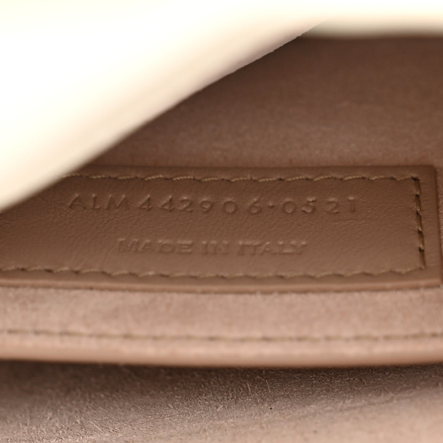 Calfskin Medium Monogram Sunset Crema Soft