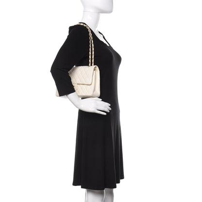 Chanel Lambskin Quilted Medium Double Flap White 2 of 25