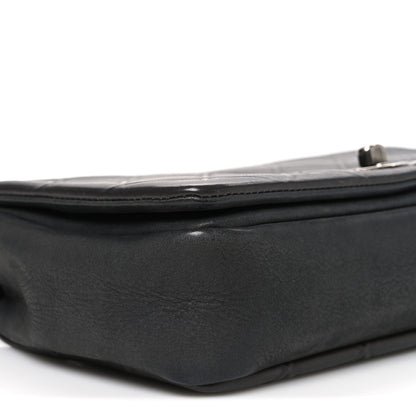 Chanel Calfskin Diamond Embossed Medium New Chic Flap Dark Grey 9 of 10