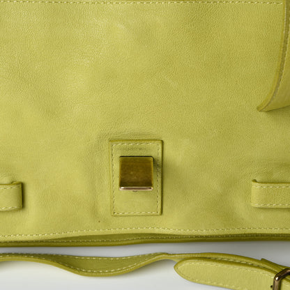 Proenza Schouler Lambskin Medium PS1 Satchel Citron 13 of 19