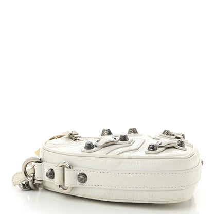 Balenciaga Agneau Arena Mini Le Cagole Heart Bag Optic White 4 of 11
