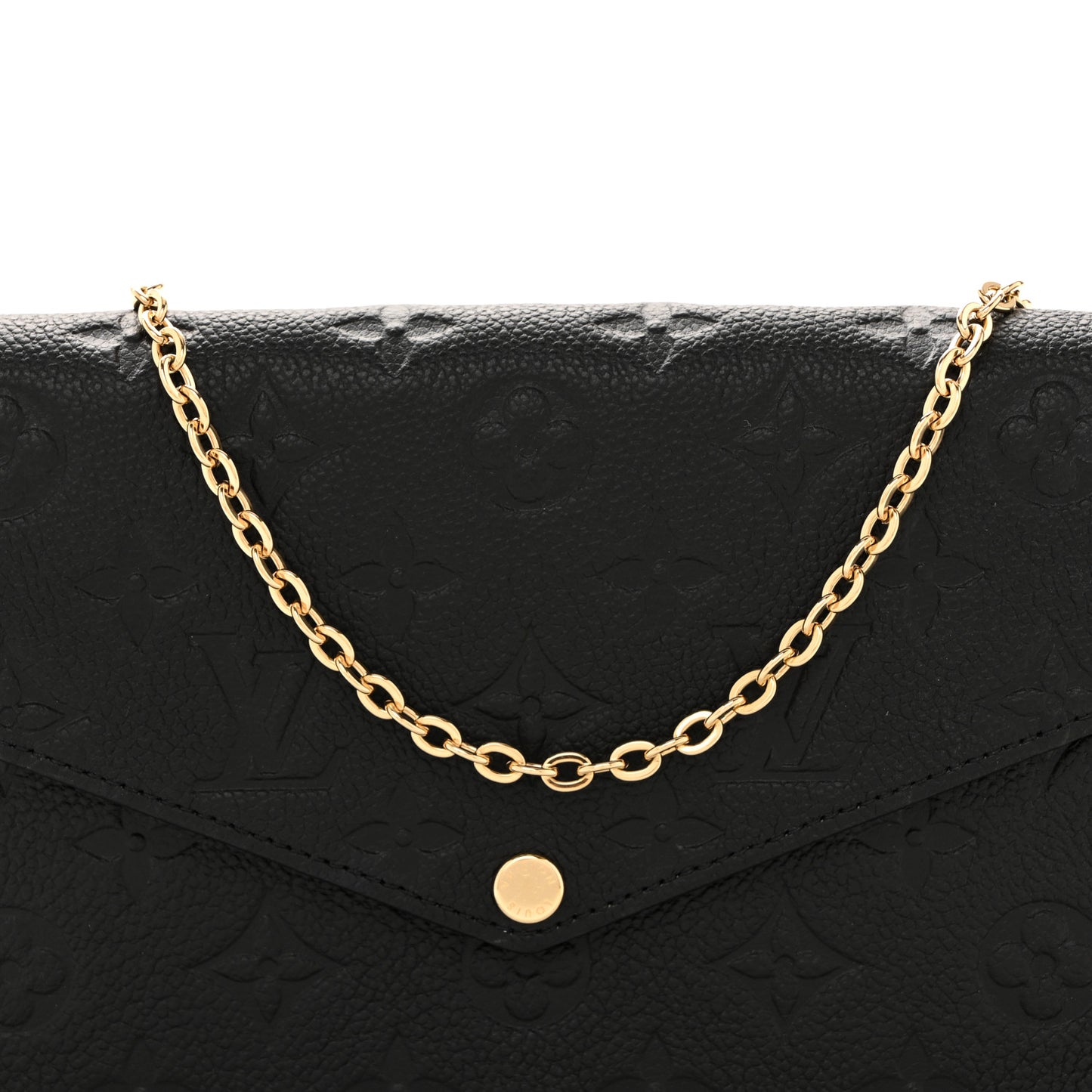 Empreinte Pochette Felicie Chain Wallet Black