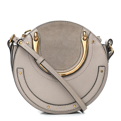 Chloe Calfskin Suede Small Pixie Bag Motty Grey 2 of 8