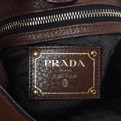 Prada Vitello Daino Hobo Bruciato 6 of 8