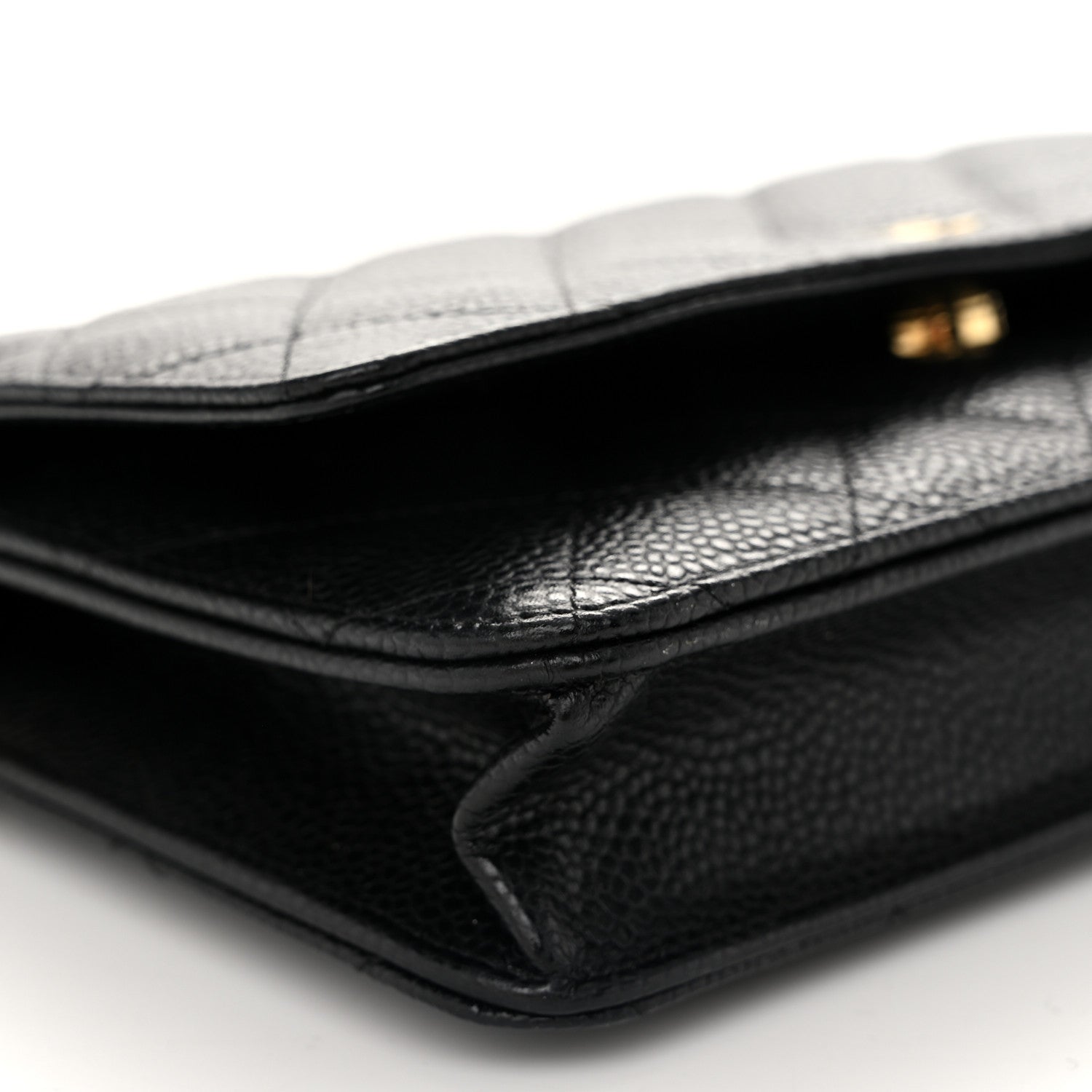 Chanel Caviar Quilted Wallet on Chain WOC Black 10 of 12