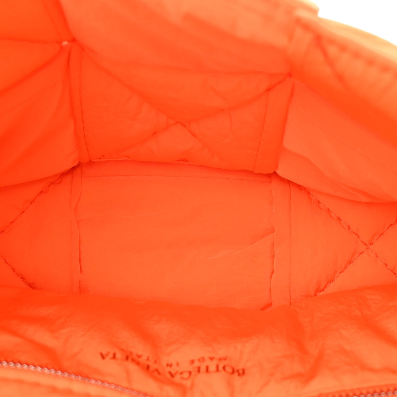 Bottega Veneta Nylon Intrecciato Padded Tech Small Cassette Bag Orange 5 of 10