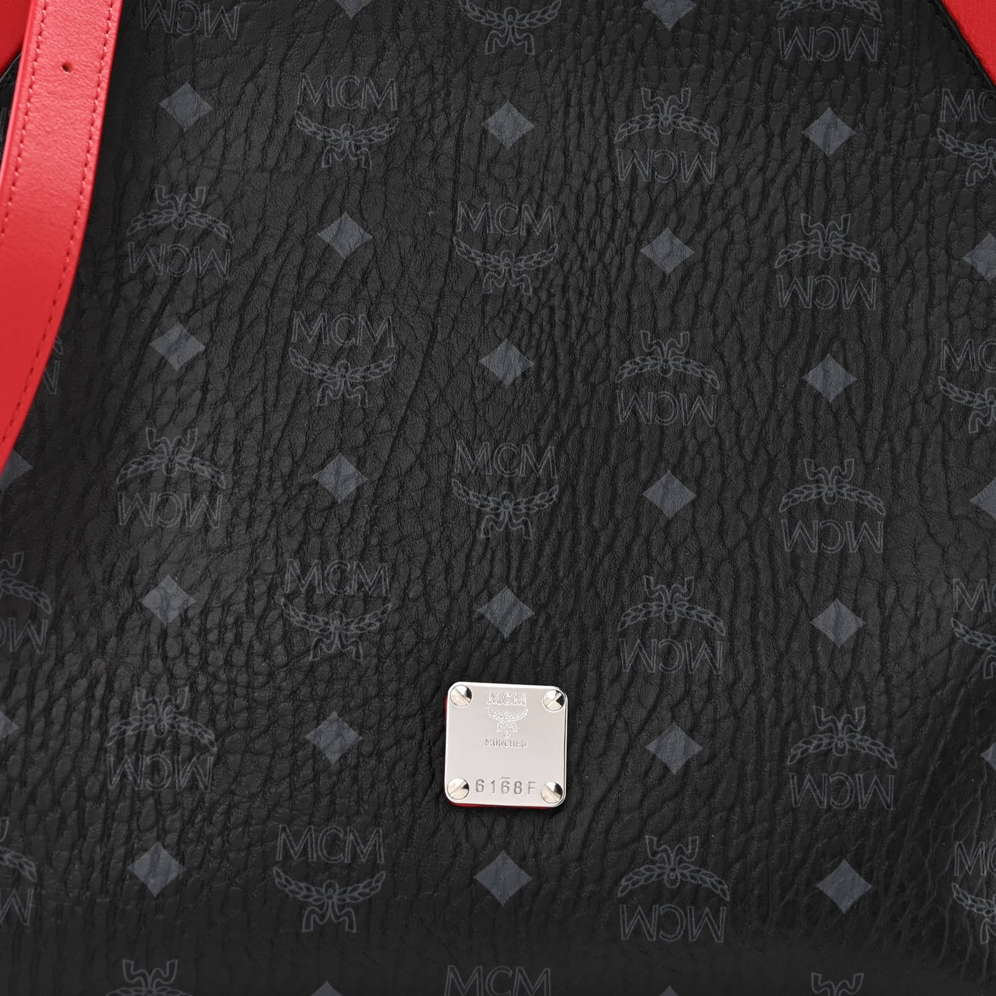 Visetos Medium Klara Hobo Red Black