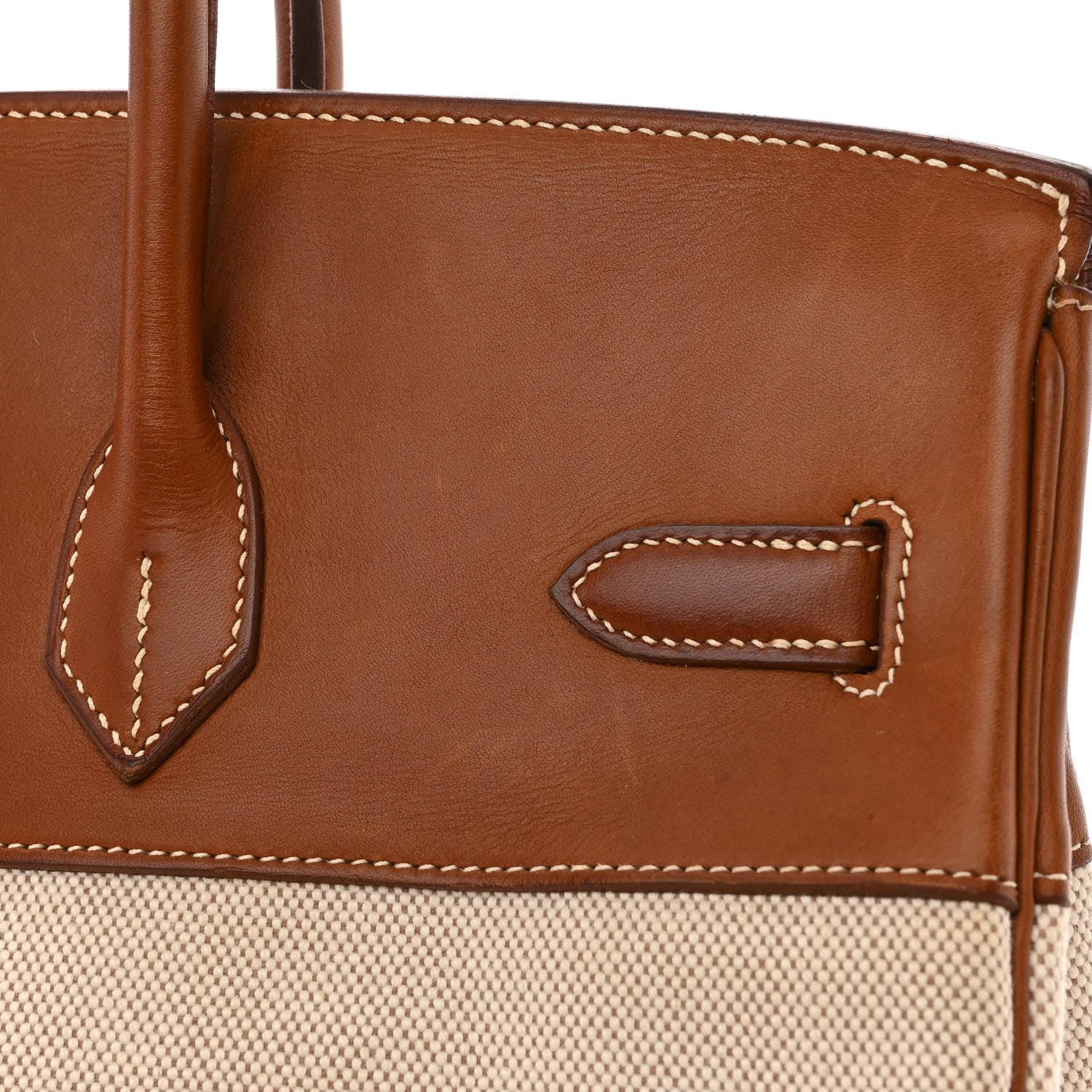 Hermes Toile Barenia Birkin 35 Fauve 20 of 24