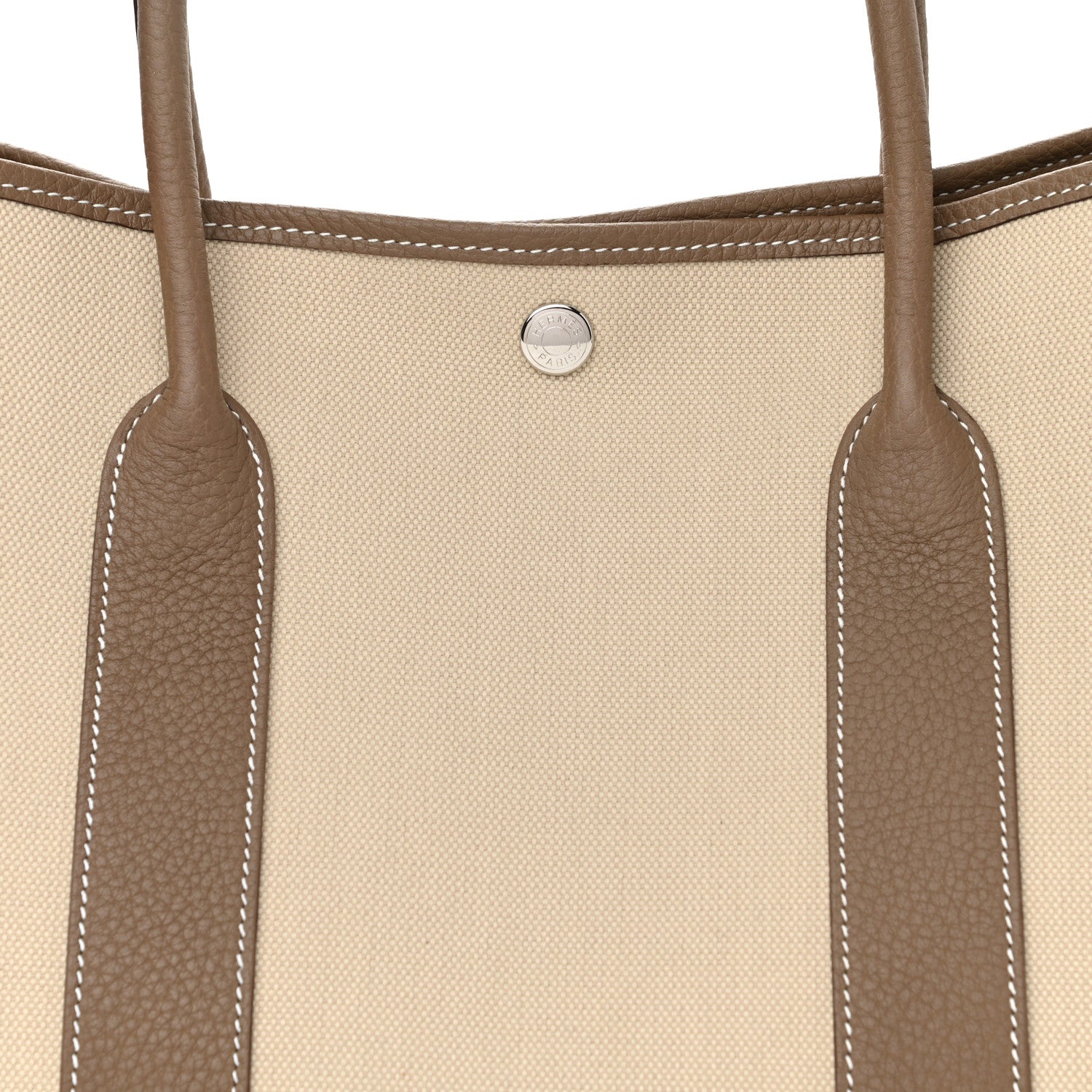 Hermes Twill D Negonda Garden Party 36 MM Tote Beton Etoupe 7 of 9