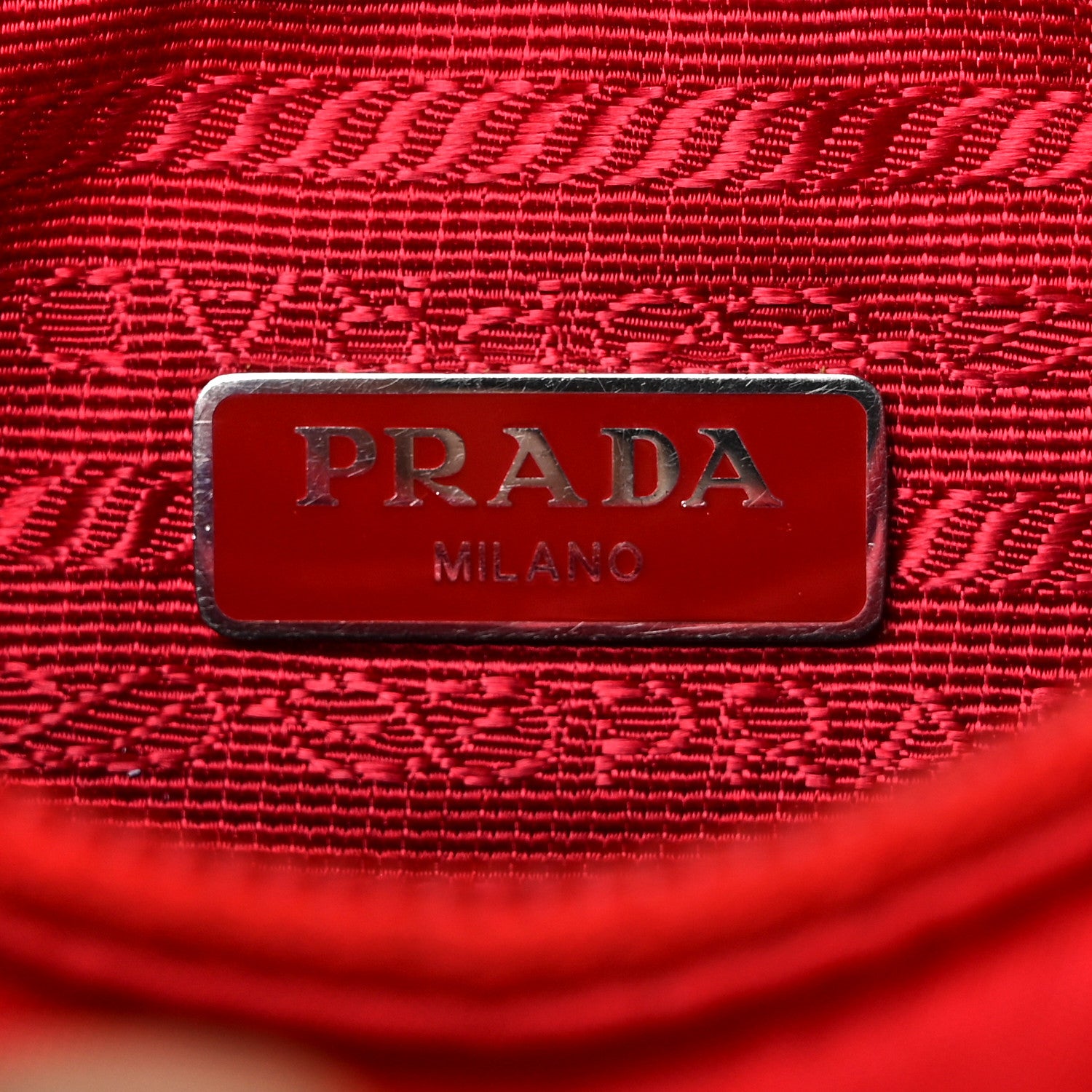 Prada Tessuto Nylon Mini Re-Edition 2000 Bag Rosso 6 of 8