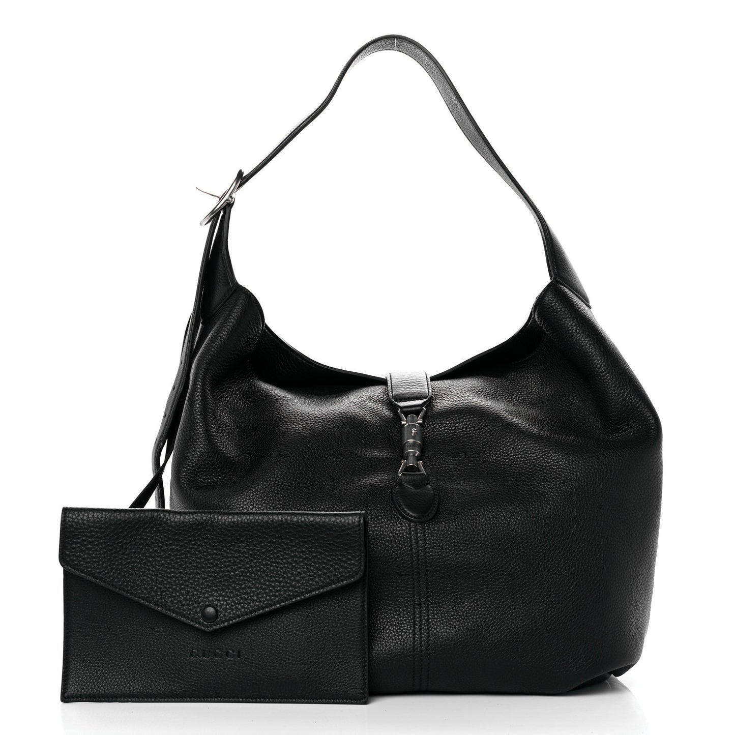 Amour Grane Calfskin Medium Jackie 1961 Crossbody Bag Black