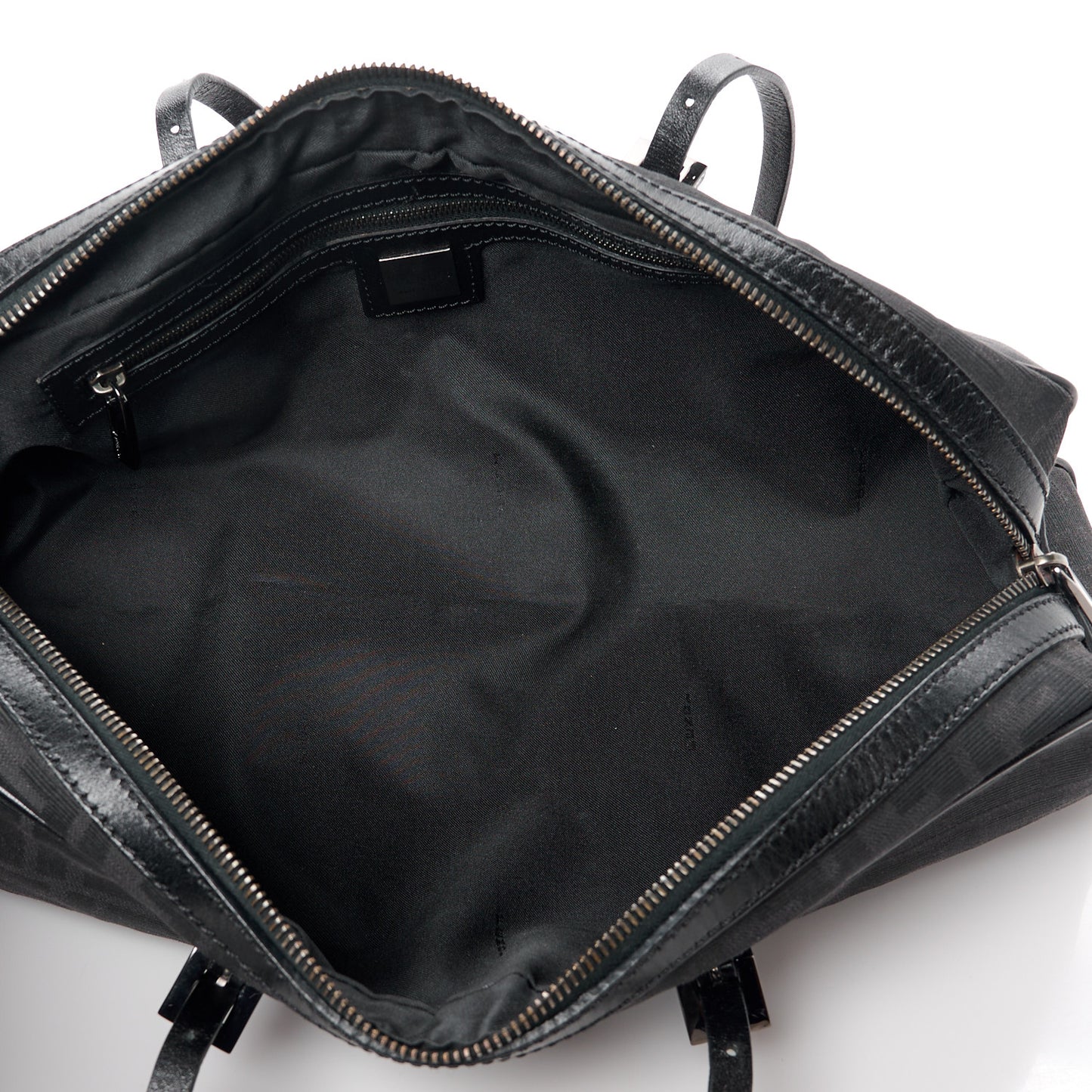 Zucca Zip Top Tote Black