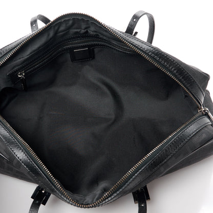 Fendi Zucca Zip Top Tote Black 5 of 10