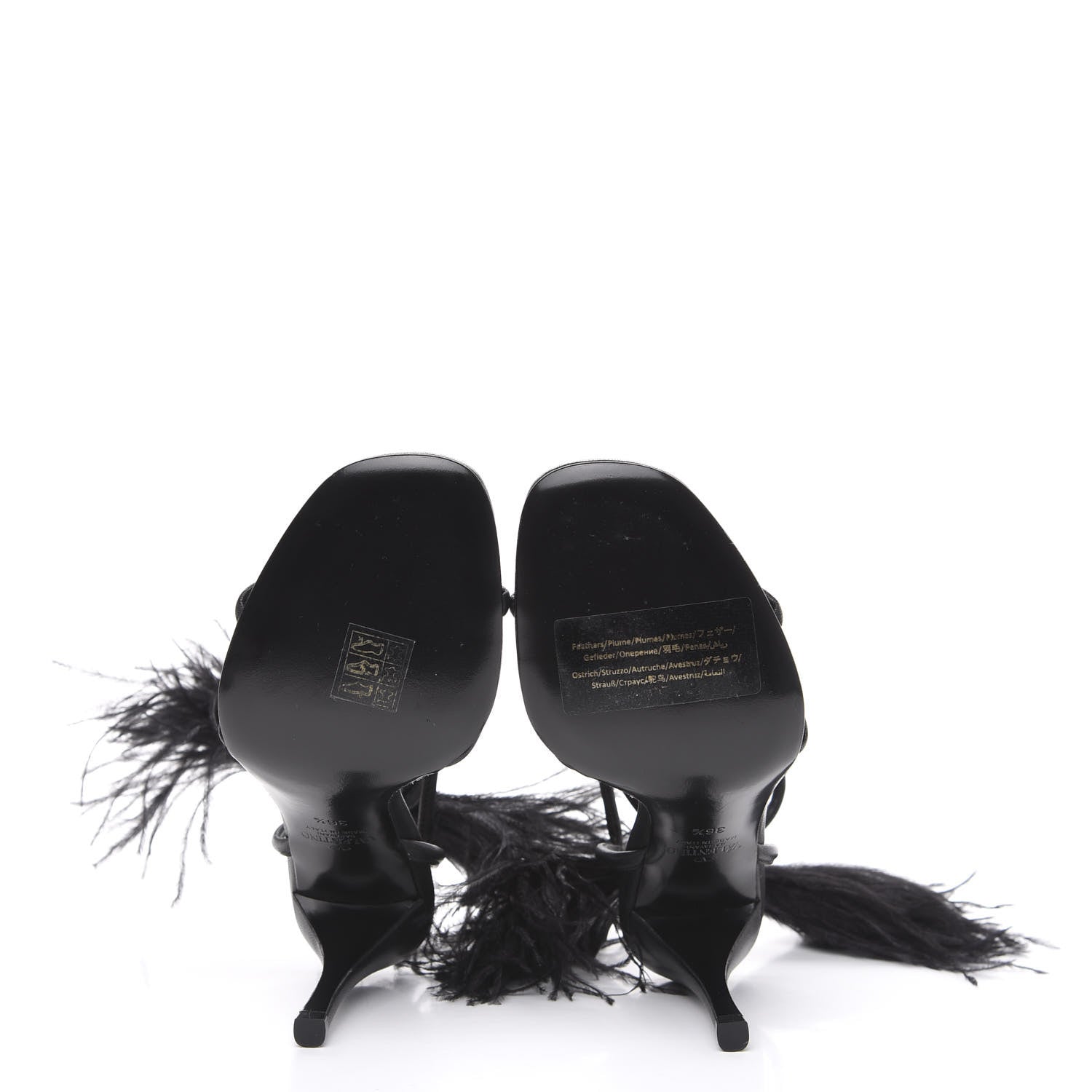 Valentino Garavani Nappa Upflair Sandals 36.5 Black 5 of 8