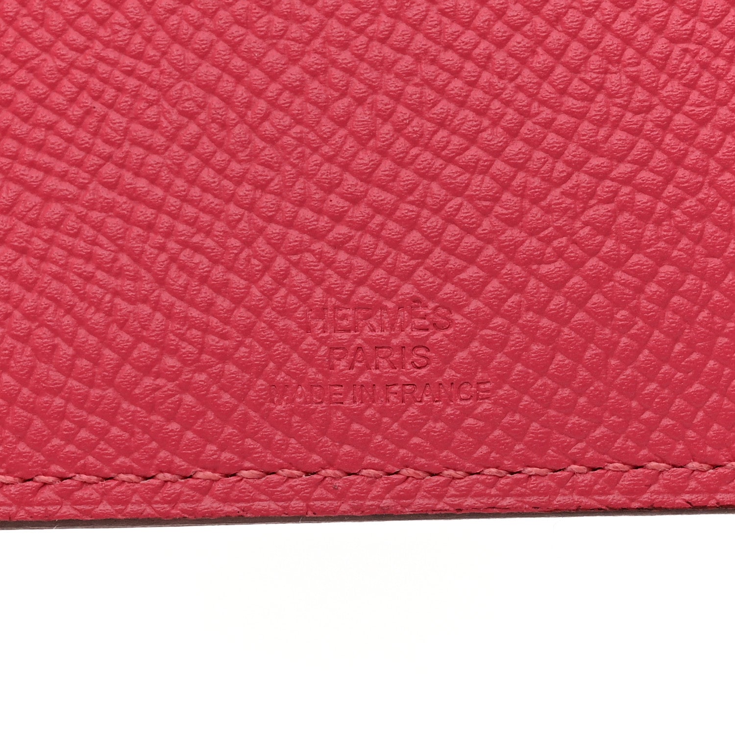 Hermes Epsom Tarmac Passport Holder Rose Jaipur 5 of 7