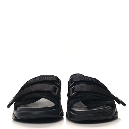 Christian Dior Technical Fabric Camouflage D-Wander Slide Sandals 35 Black 2 of 8