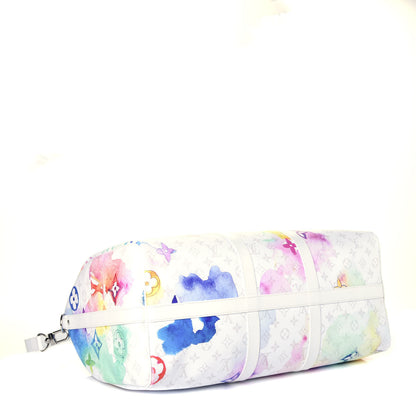 Louis Vuitton Monogram Watercolor Keepall Bandouliere 50 Multicolor 3 of 8