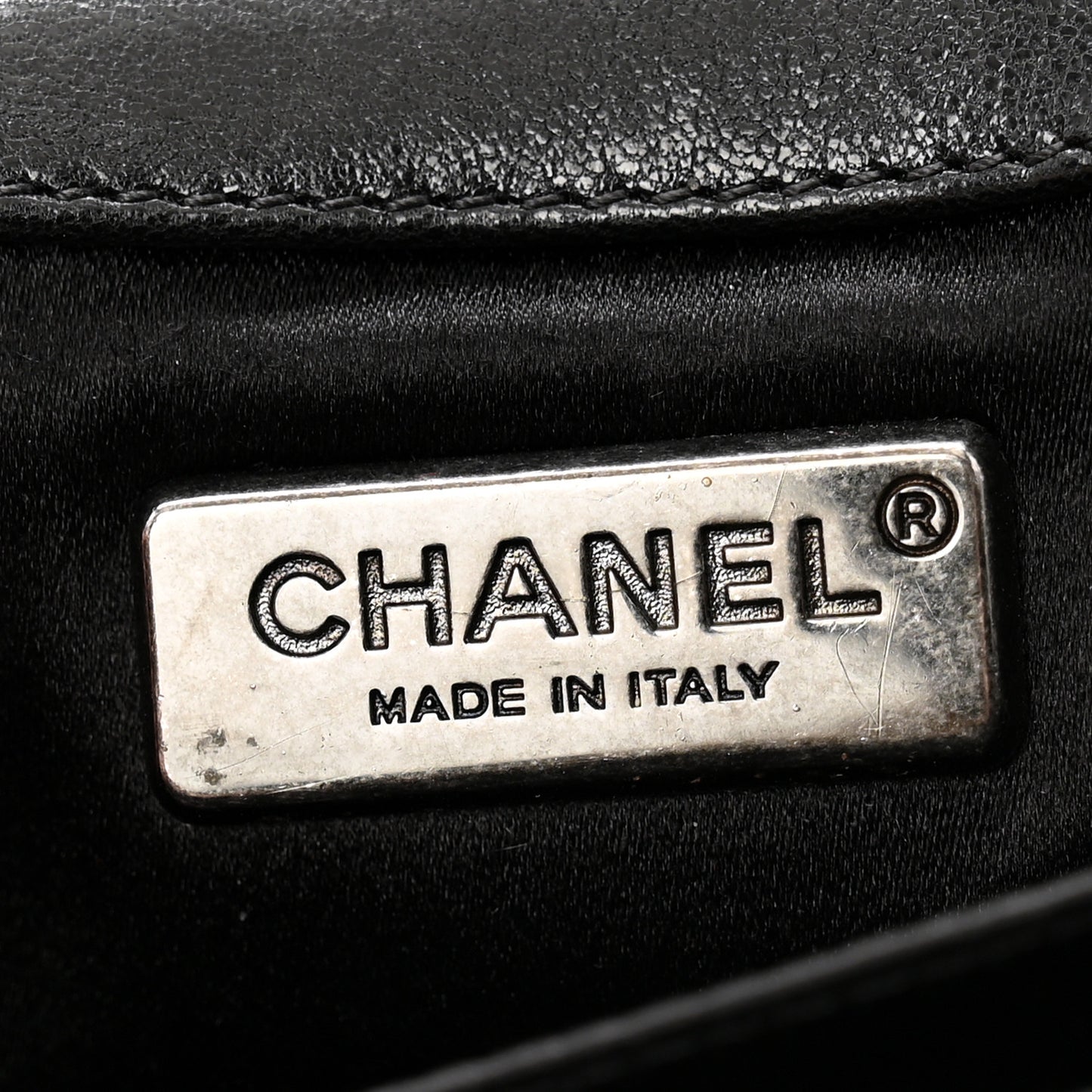Lambskin Quilted Mini Around the World Flap Black