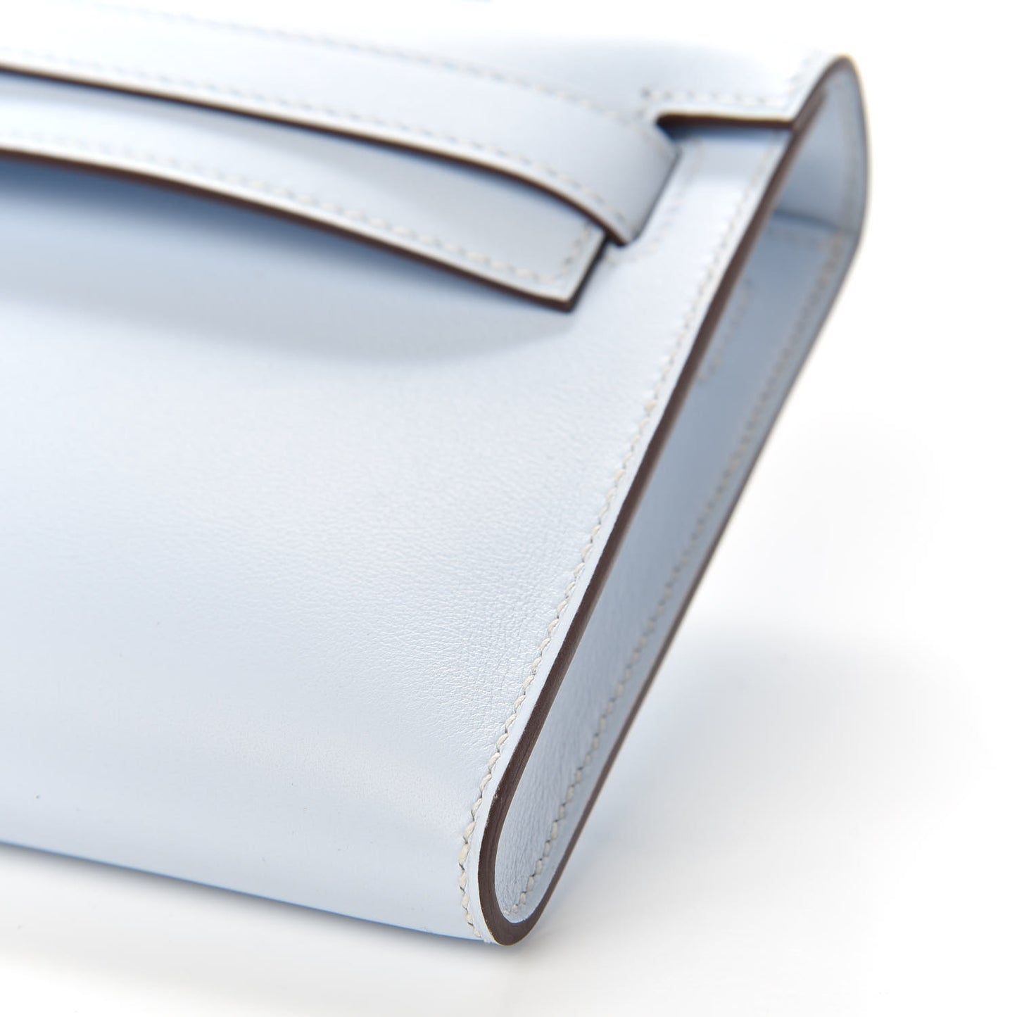 Swift Kelly Cut Clutch Pochette Bleu Brume