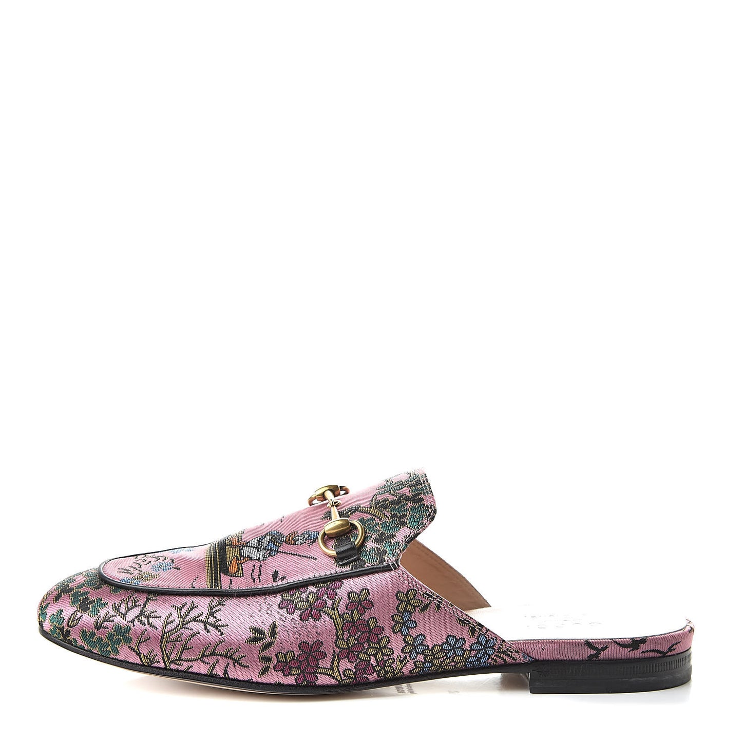 X DISNEY Jacquard Japanese Donald Duck Womens Princetown Slippers 39 Pink Black