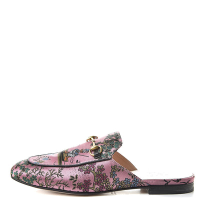 Gucci X DISNEY Jacquard Japanese Donald Duck Womens Princetown Slippers 39 Pink Black 1 of 9