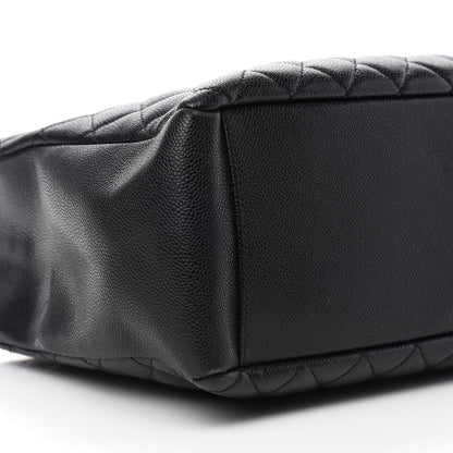 Chanel Caviar Quilted Grand Shopping Tote GST Black 9 of 13