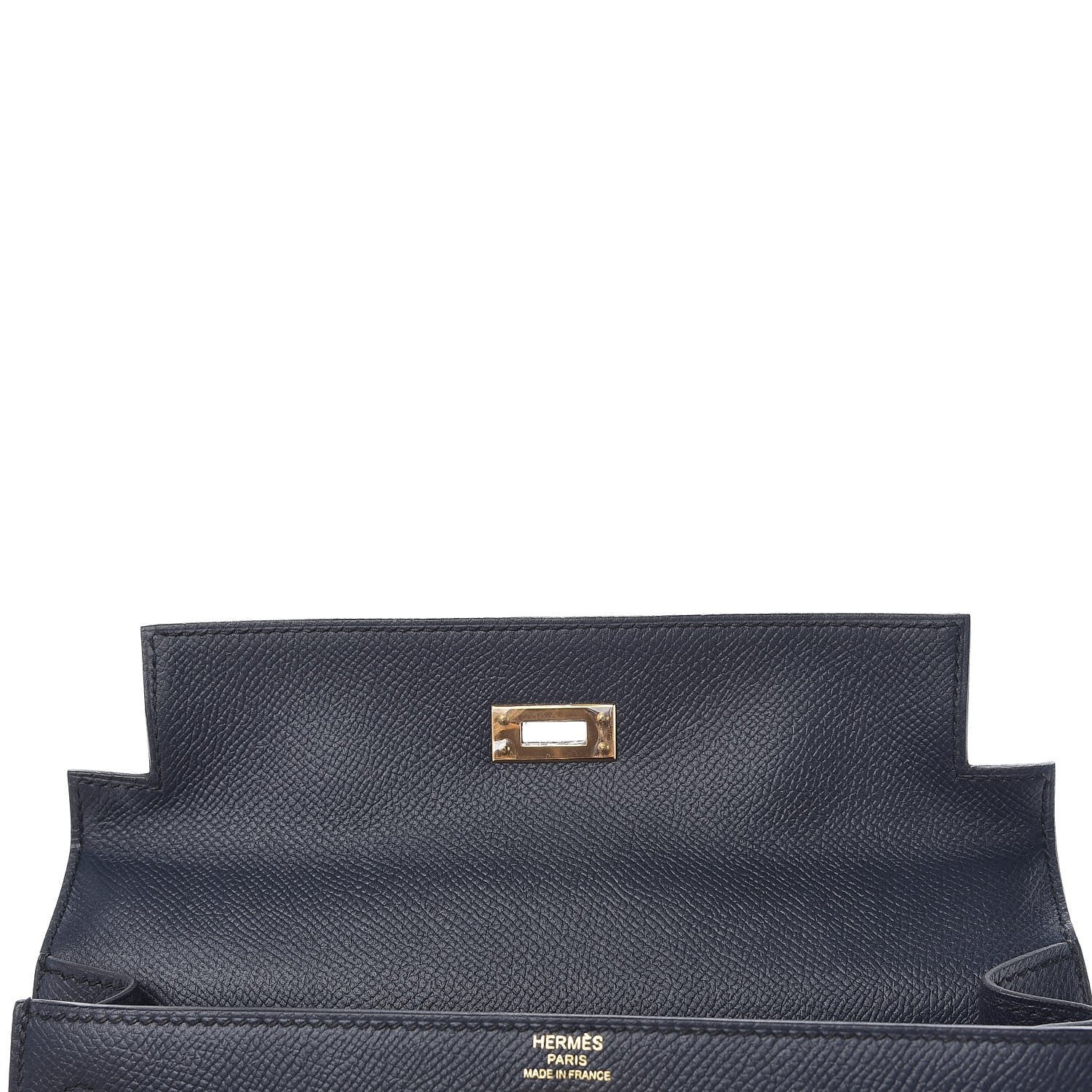Hermes Epsom Kelly Sellier 25 Bleu Indigo 9 of 43