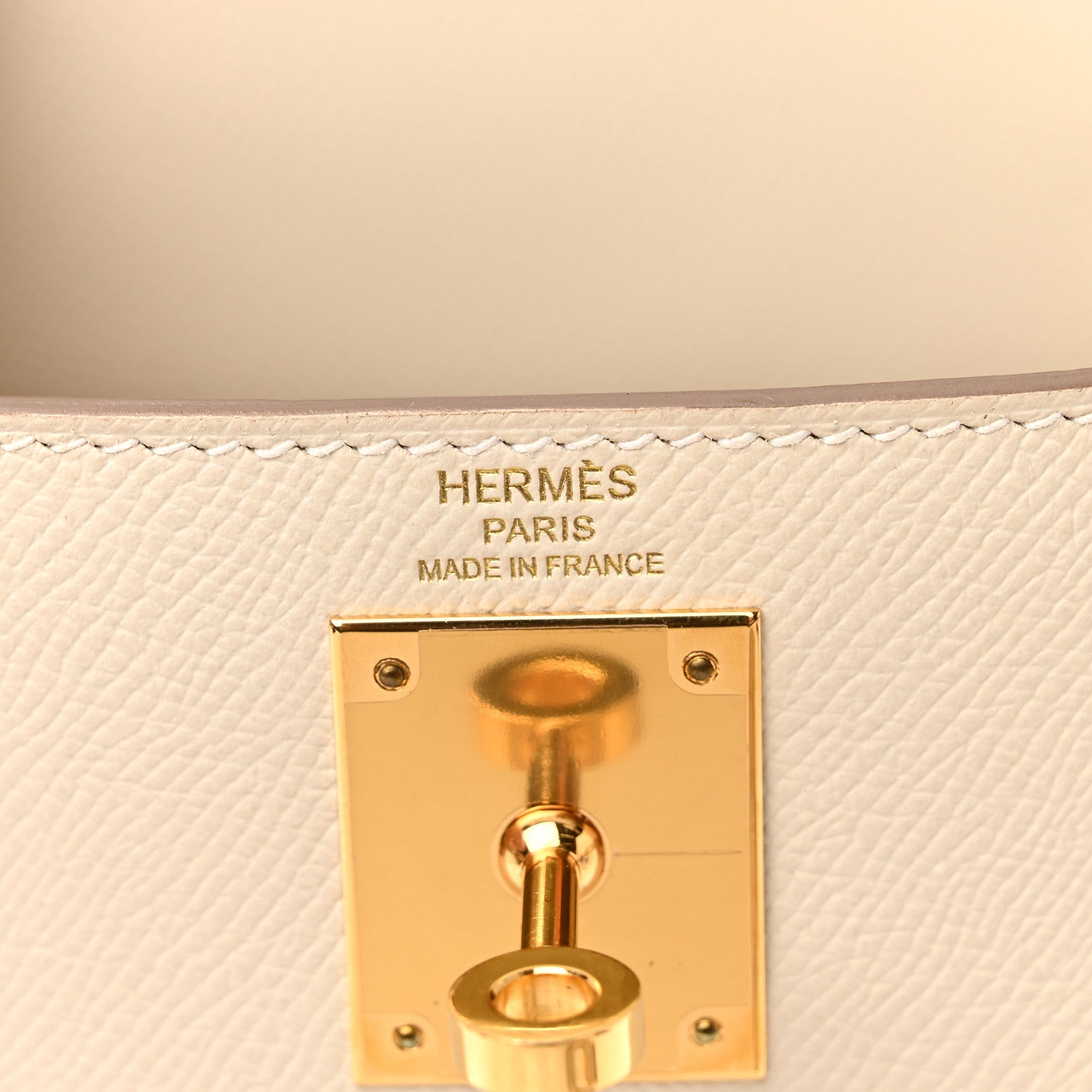 Hermes Epsom Kelly Sellier 28 Craie 6 of 15