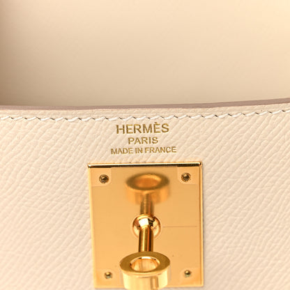 Hermes Epsom Kelly Sellier 28 Craie 6 of 15