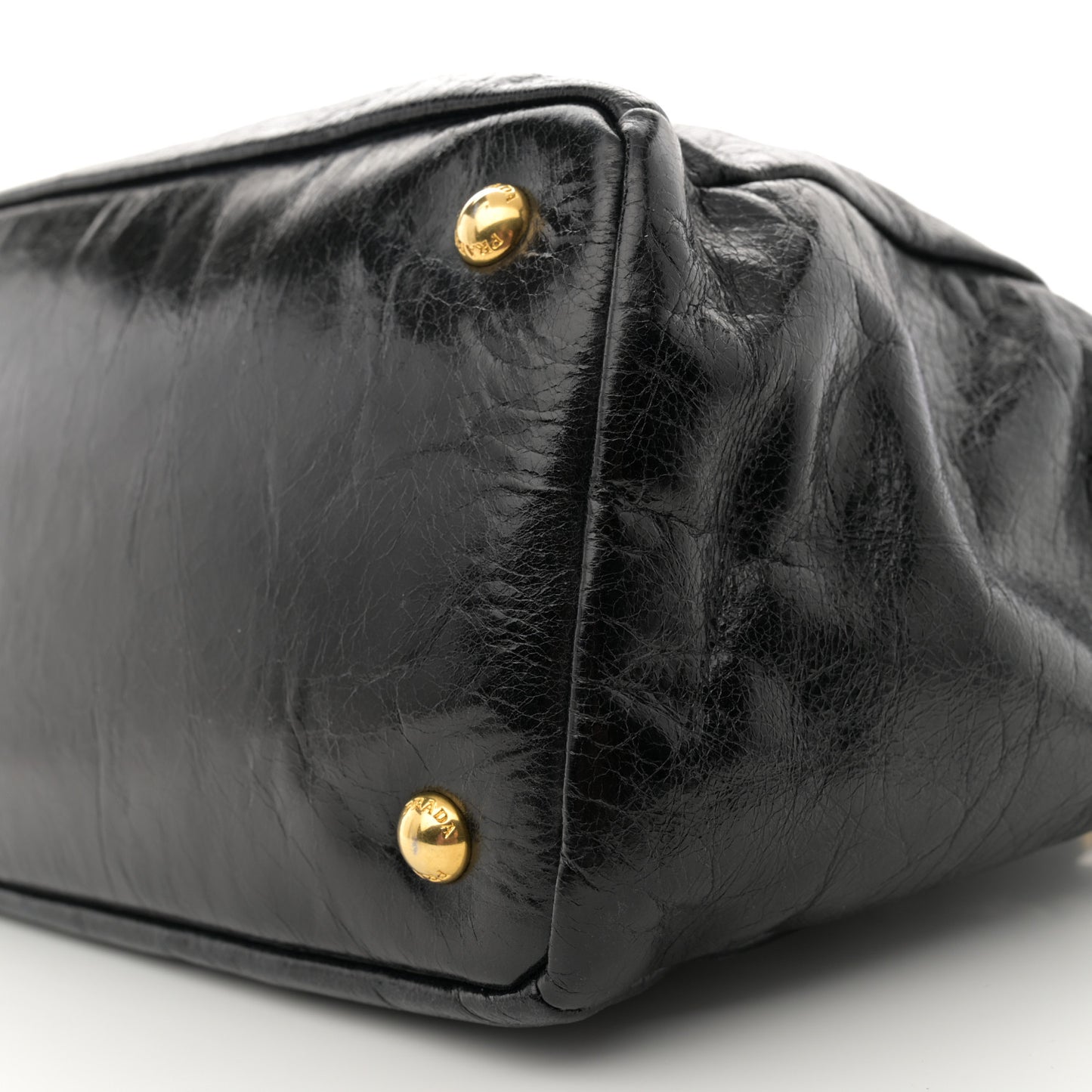 Vitello Shine Satchel Black