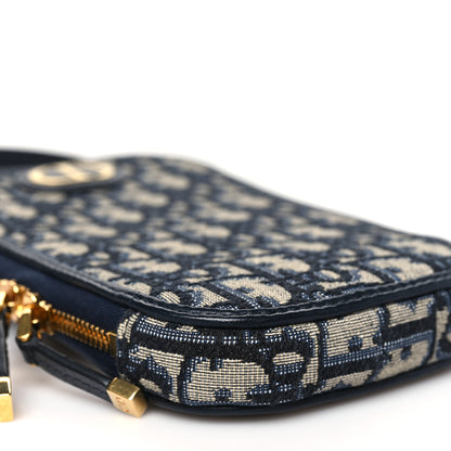 Christian Dior Oblique 30 Montaigne Phone Holder Blue 9 of 11