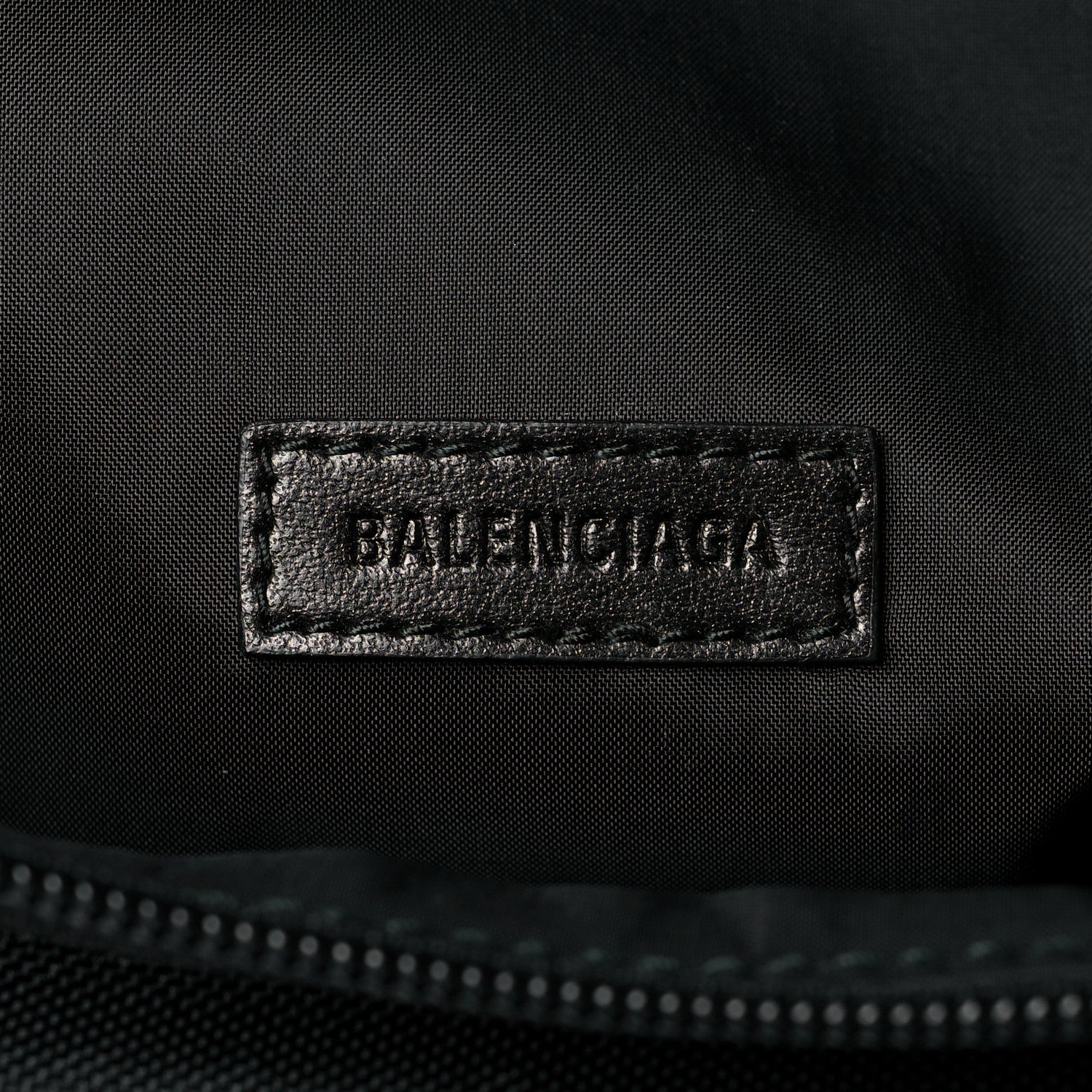 Balenciaga Nylon Canvas Panda Explorer Belt Bag Black 6 of 10