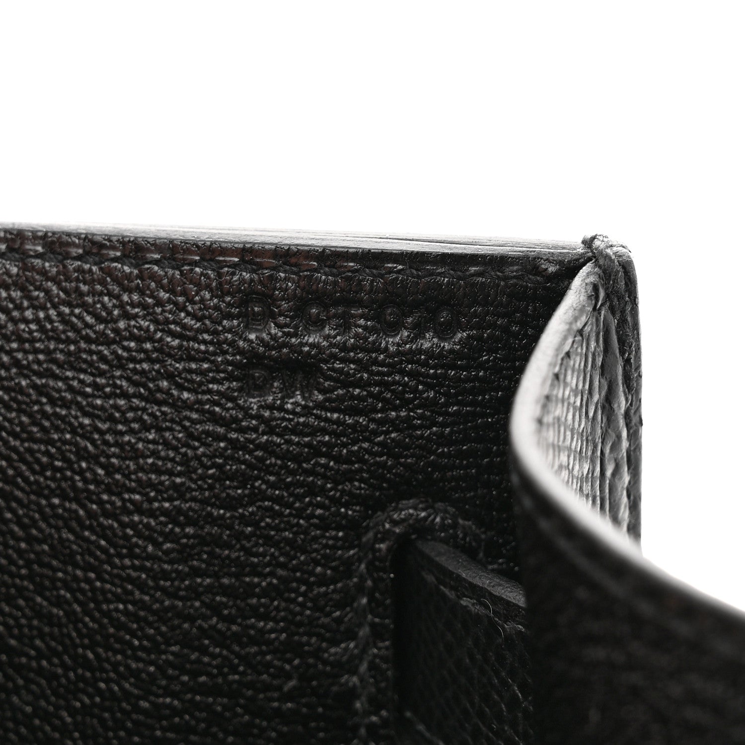 Hermes Epsom Kelly Depeches 25 Pouch Black 7 of 11