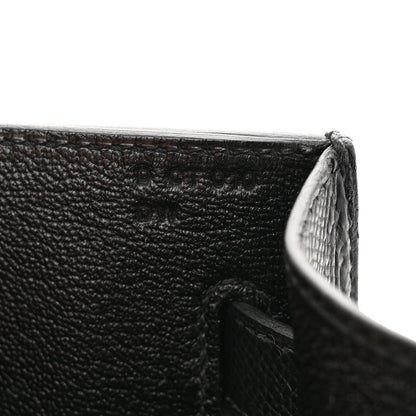 Hermes Epsom Kelly Depeches 25 Pouch Black 7 of 11