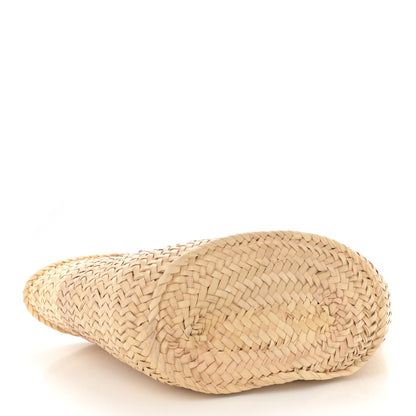 Loewe Raffia Medium Basket Tote Bag Natural Tan 4 of 11