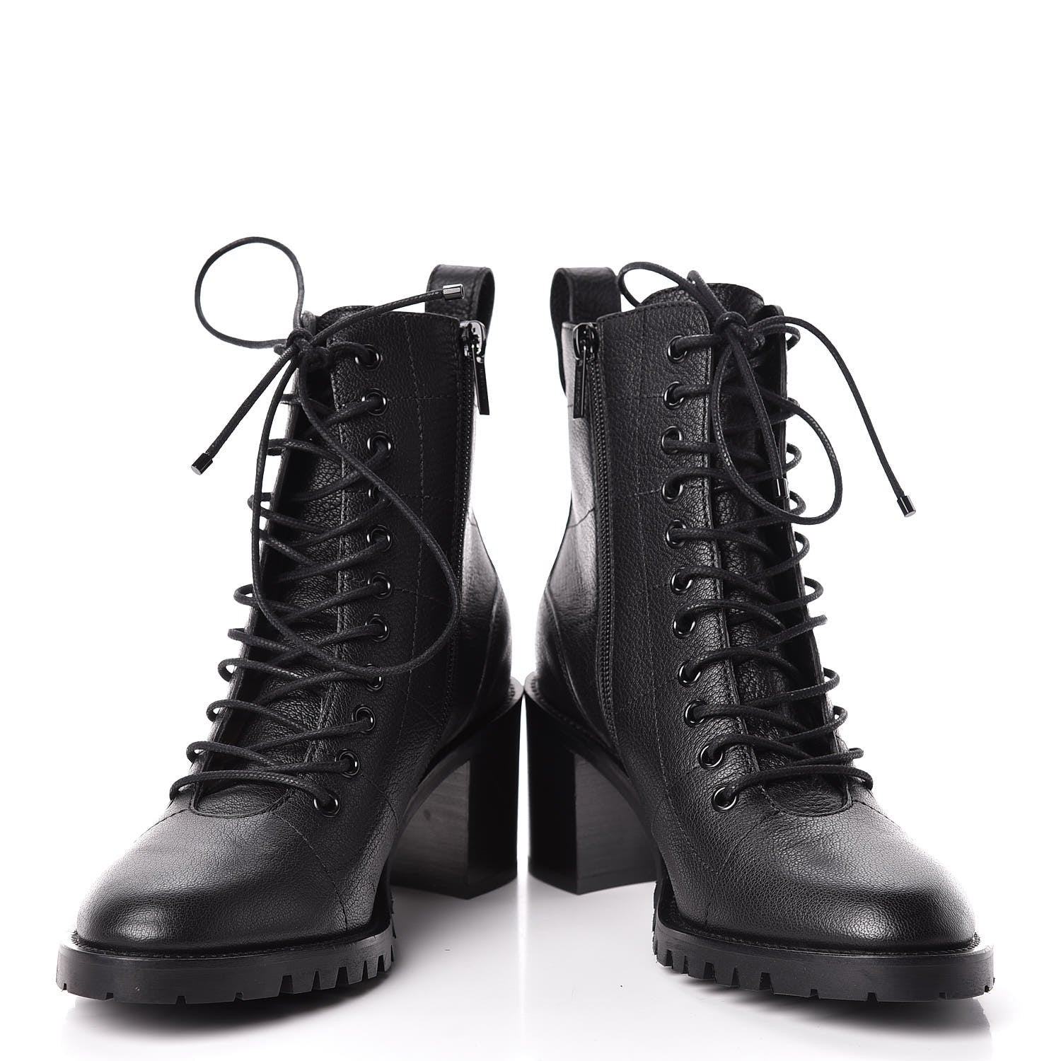 Jimmy Choo Grainy Calfskin Cruz 65 Ankle Booties 38.5 Black 5 of 10
