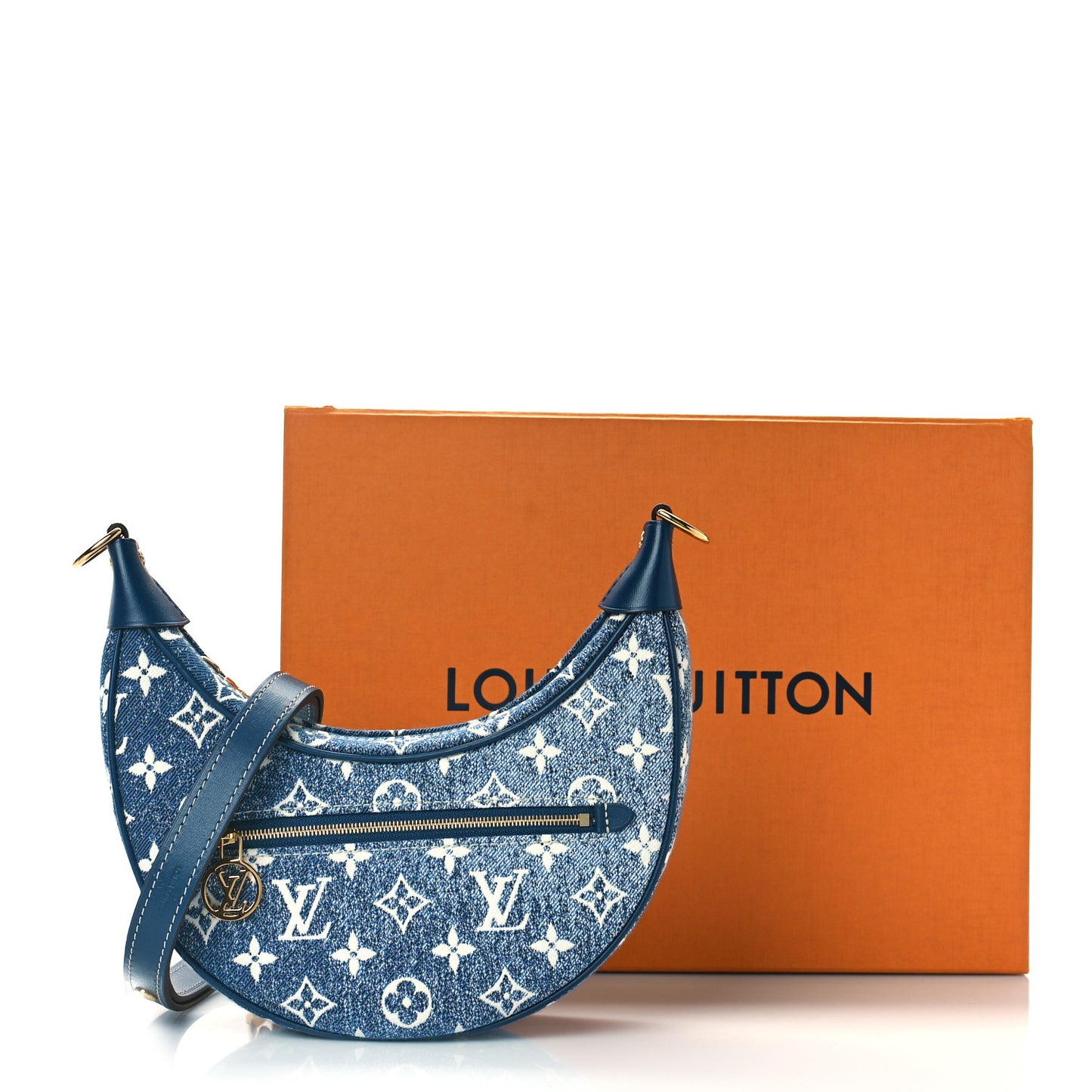 Monogram Jacquard Denim Loop Bleu