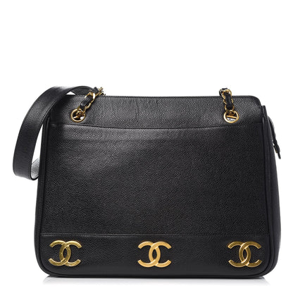 Chanel Caviar CC Shoulder Bag Black 1 of 12