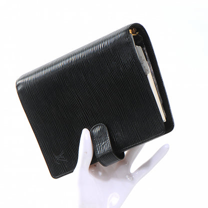 Louis Vuitton Epi Medium Ring Agenda Black 2 of 6