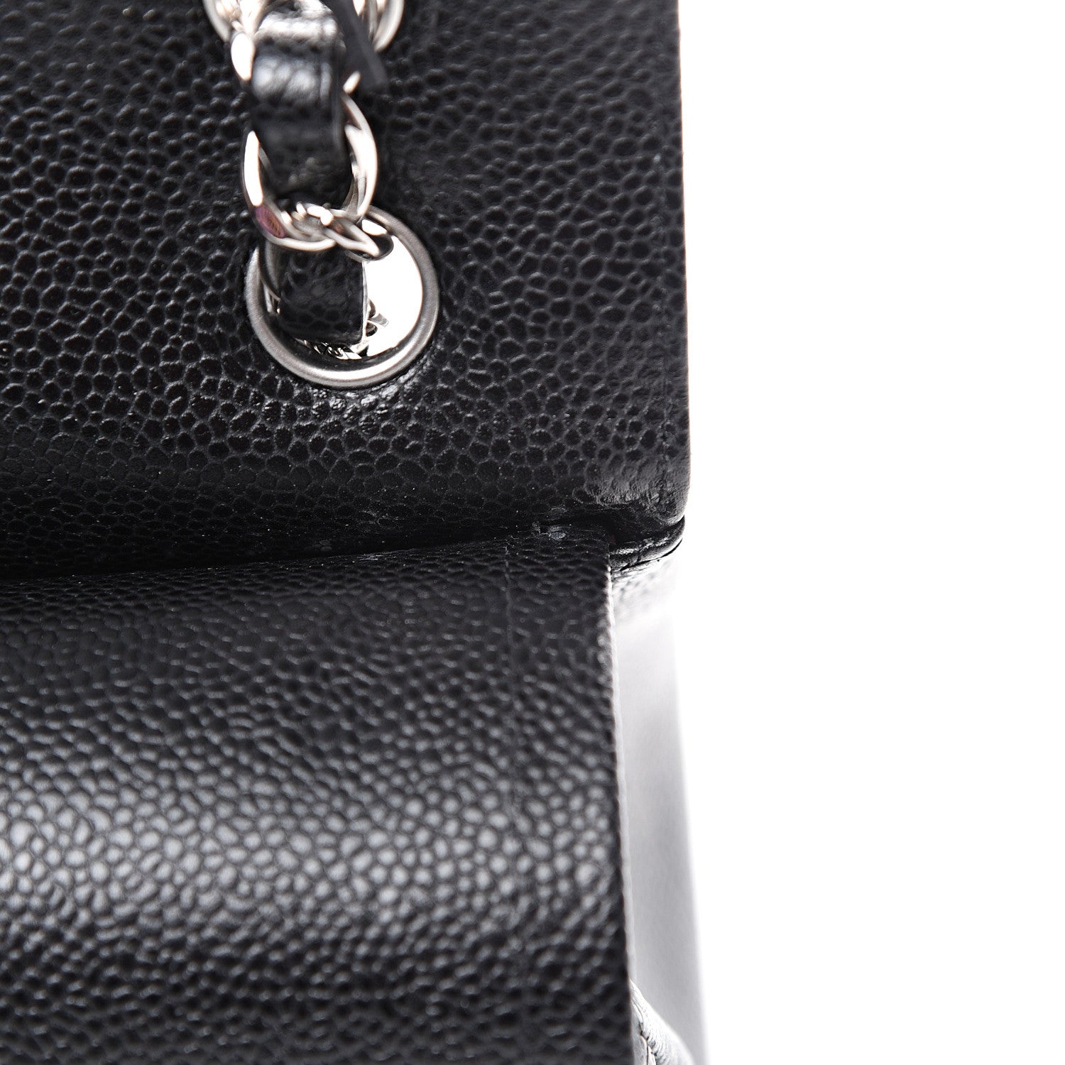 Chanel Caviar Quilted Jumbo Double Flap Black 8 of 12