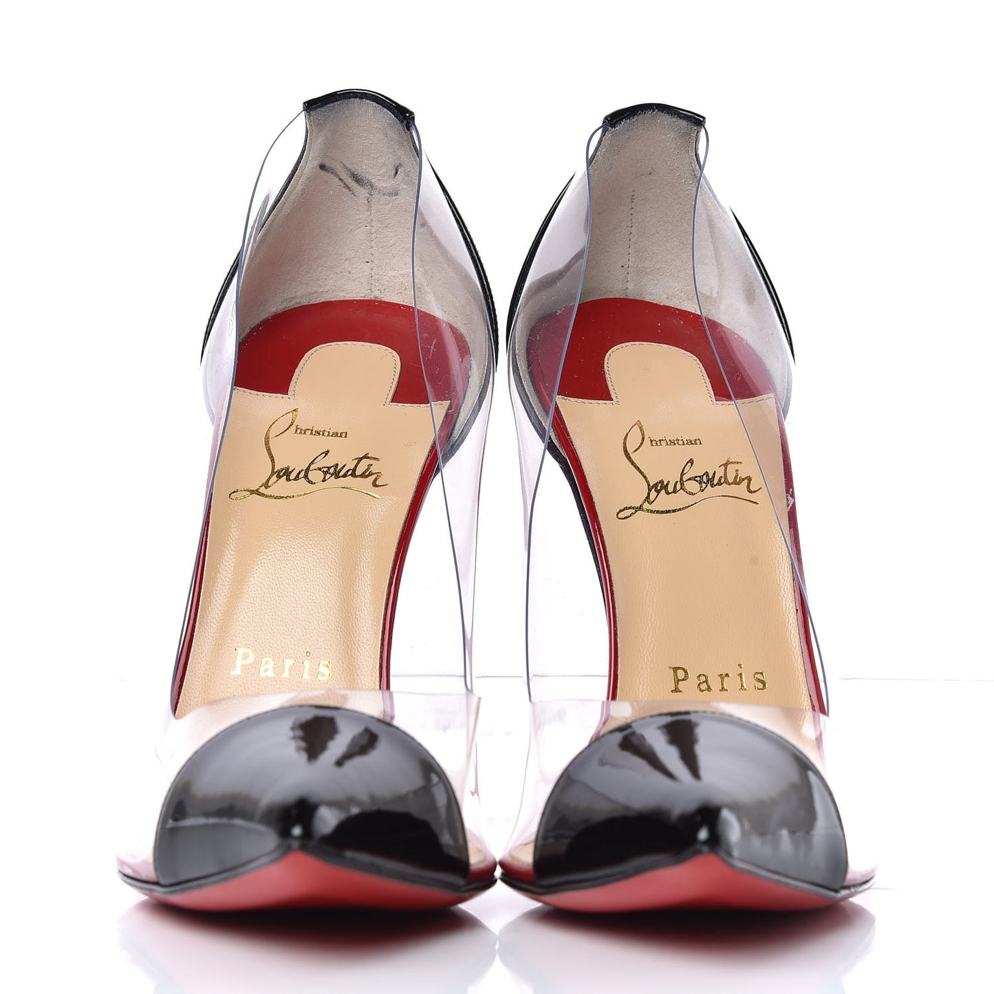 Patent PVC Debout 100 Pumps 37 Black Transparent