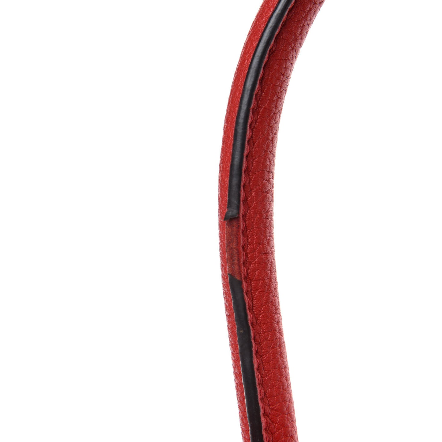 Pebbled Calfskin Mini Luggage Red