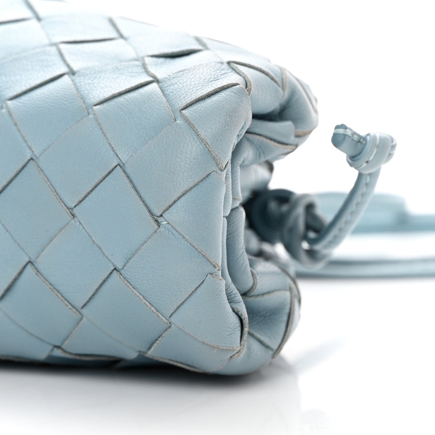 Nappa Intrecciato The Mini Pouch Ice