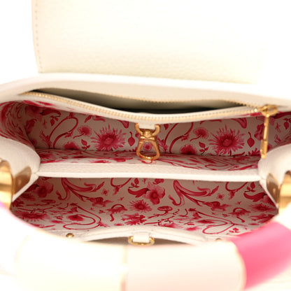 Louis Vuitton Taurillon Lambskin Calfskin Capucines BB Snow White 5 of 9