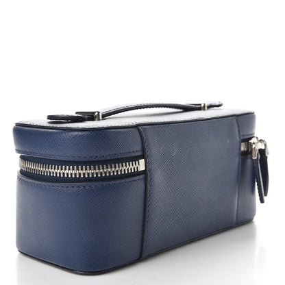 Prada Saffiano Beauty Small Pouch Bluette Astrale 3 of 10