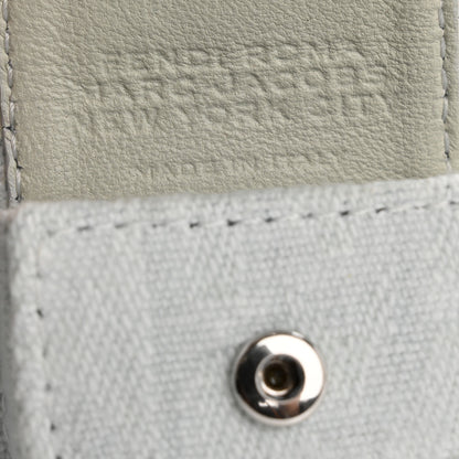 Fendi Bleached Denim Baguette Pocket Strap Blue White 4 of 4